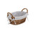 13" Brown Traditional Oval Storage Baskets with Handles - IMAGE 2