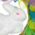 Pastel Deco Mesh Ribbon Easter Bunny Wreath - 24" - IMAGE 5