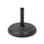 15.5" Hammered Black Concrete Outdoor Patio Umbrella Holder - IMAGE 1
