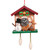 4.5" Christian Ulbricht Cuckoo Clock Snowman Christmas Ornament - IMAGE 1