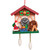 4.5" Christian Ulbricht Cuckoo Clock Santa Christmas Ornament - IMAGE 1