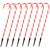 LED Lighted 8-Speed Candy Cane Outdoor Christmas Pathway Markers - 28.75" - Set of 8 - IMAGE 2