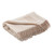 Beige Baby Alpaca Patterned Throw 51" x 71" - IMAGE 1