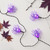LED Lighted Spider Halloween Lights - Purple - 6' Black Wire - 10ct - IMAGE 4
