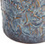 18" Blue and Brown Outdoor Garden Stool - IMAGE 3