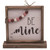 11" Beaded "Be Mine" Valentines Day Decoration - IMAGE 1