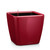 17" Scarlet Red Traditional and Contemporary Quadro Indoor Planter - IMAGE 1