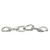 17.5" Silver Solid Chain Link Decorative Tabletop Accent - IMAGE 1