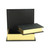 Set of 2 Black and Gold Rectangular Book Storage Boxes 11" - IMAGE 5