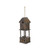22.5" Brown Birdhouse with Small Bottom Planter - IMAGE 2