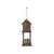 22.5" Brown Birdhouse with Small Bottom Planter - IMAGE 4