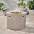 31" Rhino Gray Contemporary Outdoor Patio Round Fire Pit - IMAGE 2