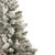 4' Pre-Lit Flocked Pine Slim Artificial Christmas Tree, Clear Lights - IMAGE 3
