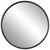 Round Wall Mirror - 44" - Black - IMAGE 1