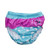 8" Pink and Blue Fish with Polka Dot Print Reusable Swim Diaper - 12 Months - IMAGE 1