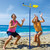 25.75" Blue and Yellow Knock 'Em Off Outdoor Backyard Recreational Flying Disc Game Set - IMAGE 1
