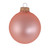 8ct Coral Matte Glass Christmas Ball Ornaments 2.5" (67mm) - IMAGE 1