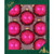 8ct Cabernet Pink Shiny Christmas Ball Ornaments 2.5" (67mm) - IMAGE 1