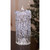 Set of 4 Clear Diamond Cut Large Bi-Color LED Candles - IMAGE 1