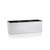 3.25' Black and White Rectangular Three-In-One Smooth Planter - IMAGE 1