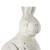 18.5" Cream White Distressed Vintage Style Small Rabbit Outdoor Figurine - IMAGE 4