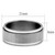 Men's High Polished Solid Stainless Steel Ring, Size 12 (Pack of 3) - IMAGE 2