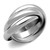 Women's Stainless Steel Ring with No Stone - Size 8 (Pack of 2) - IMAGE 1