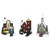 10-Piece LED Lighted Houses and Trees Christmas Village Display Set - IMAGE 3
