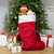 50" Red and White Jumbo Velveteen Christmas Stocking - IMAGE 3
