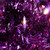 Pre-Lit Tinsel Artificial Christmas Tree - Purple - Clear Lights - Purple Wire - 4' - IMAGE 5