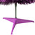 4' Pre-Lit Tinsel Artificial Christmas Tree - Purple - Clear Lights - Purple Wire