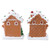 Set of 2 Gingerbread Houses With Gingerbread Boy and Girl Christmas Decoration 5" - IMAGE 6