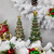 Glittered Christmas Tree with Presents, Berries and Bows Decoration - 10" - IMAGE 2