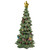 Glittered Christmas Tree with Presents, Berries and Bows Decoration - 10" - IMAGE 3