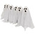 LED Lighted Ghost Halloween Outdoor Pathway Markers - 30
