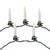 LED Clip On Flickering Candle Christmas Lights - 7' Green Wire - 10ct - IMAGE 2