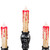 Antique-Style Skull Trio Flickering Halloween Candelabra - 13.75" - Amber Lights