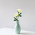 22" Long Stem Blooming Vanilla Rose Artificial Floral Silk Pick - IMAGE 3