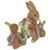 Sisal Mommy and Babies with Basket Easter Bunny Figure Decoration - 12.5" - IMAGE 3