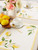 Set of 6 White With Yellow Lemon Rectangular Placemat 19" - IMAGE 3