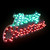 LED Lighted Holographic Merry Christmas Sign Outdoor Decoration - 42" - Multi Lights - IMAGE 3