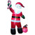 8' Inflatable Santa Claus with Toy Sack Outdoor Christmas Decoration - IMAGE 2