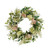 Hydrangea and Dogwood Spring Floral Wreath - 24" - Green and White - IMAGE 1