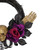 Skull with Hands and Purple Roses Halloween Twig Wreath, 22-Inch, Unlit - IMAGE 4