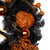 24" Witch and Pumpkins Glittered Artificial Halloween Wreath - Unlit