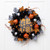 Glittered Haunted House Artificial Halloween Wreath - 24" - Unlit - IMAGE 1