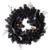 24" Ghost and Ornaments Artificial Halloween Twig Pine Wreath - Unlit