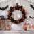 Orange Spiders and Ornaments Halloween Wreath, 18-Inch, Unlit - IMAGE 2