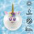 Inflatable Rainbow Unicorn Beach Ball - 29"