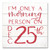 White and Red Only a Morning Person Christmas Square Wall Art Decor 12" x 12" - IMAGE 1